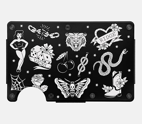 Miniatura 6 de Cartera Ridge para hombres - Billetera delgada y minimalista compacta y tarjetero, carteras con bolsillo frontal protegido por RFID para hombres con