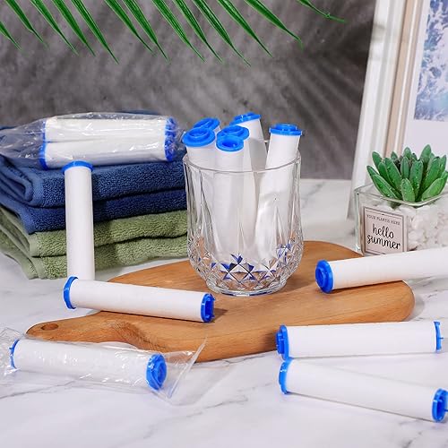 Miniatura 7 de Macarrie 36 filtros de cabezal de ducha de 3.7 pulgadas, filtro de cartucho de filtro de algodón PP de alta presión, cabezales de ducha de