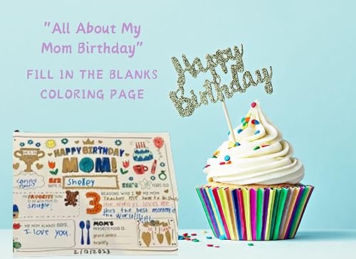 Miniatura 8 de CJ&M Página para colorear de feliz cumpleaños para papá  Plantilla de relleno de todo sobre papá  Actividad de cumpleaños del padre  Tarjeta de