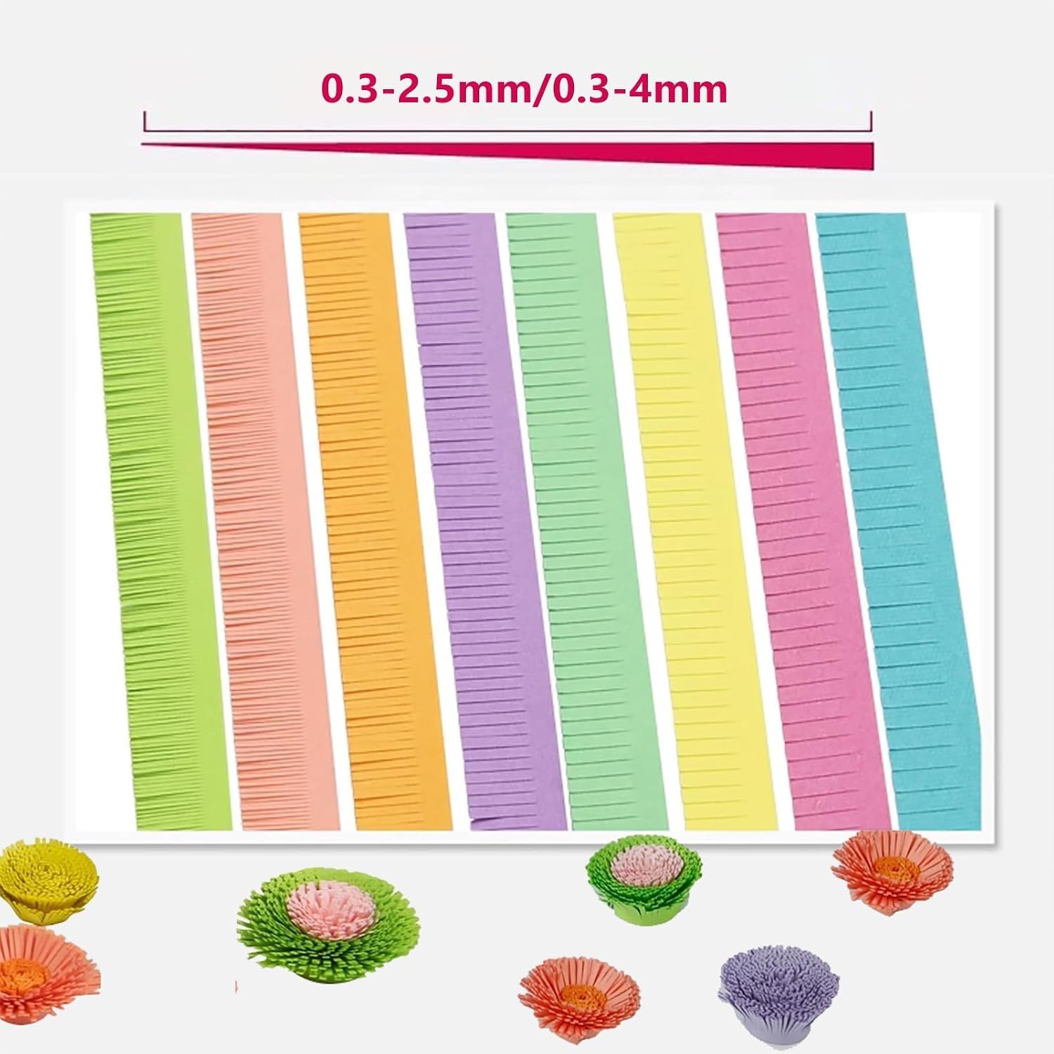 Papierkunst-quastenmaschine, Manuelle Quilling-fransenmaschine Mit Einstellbarer Quastenlänge Und -breite, 3d-papierschneidemaschinen Für Handgefertigte Papierrollen, Kein Stromanschluss One