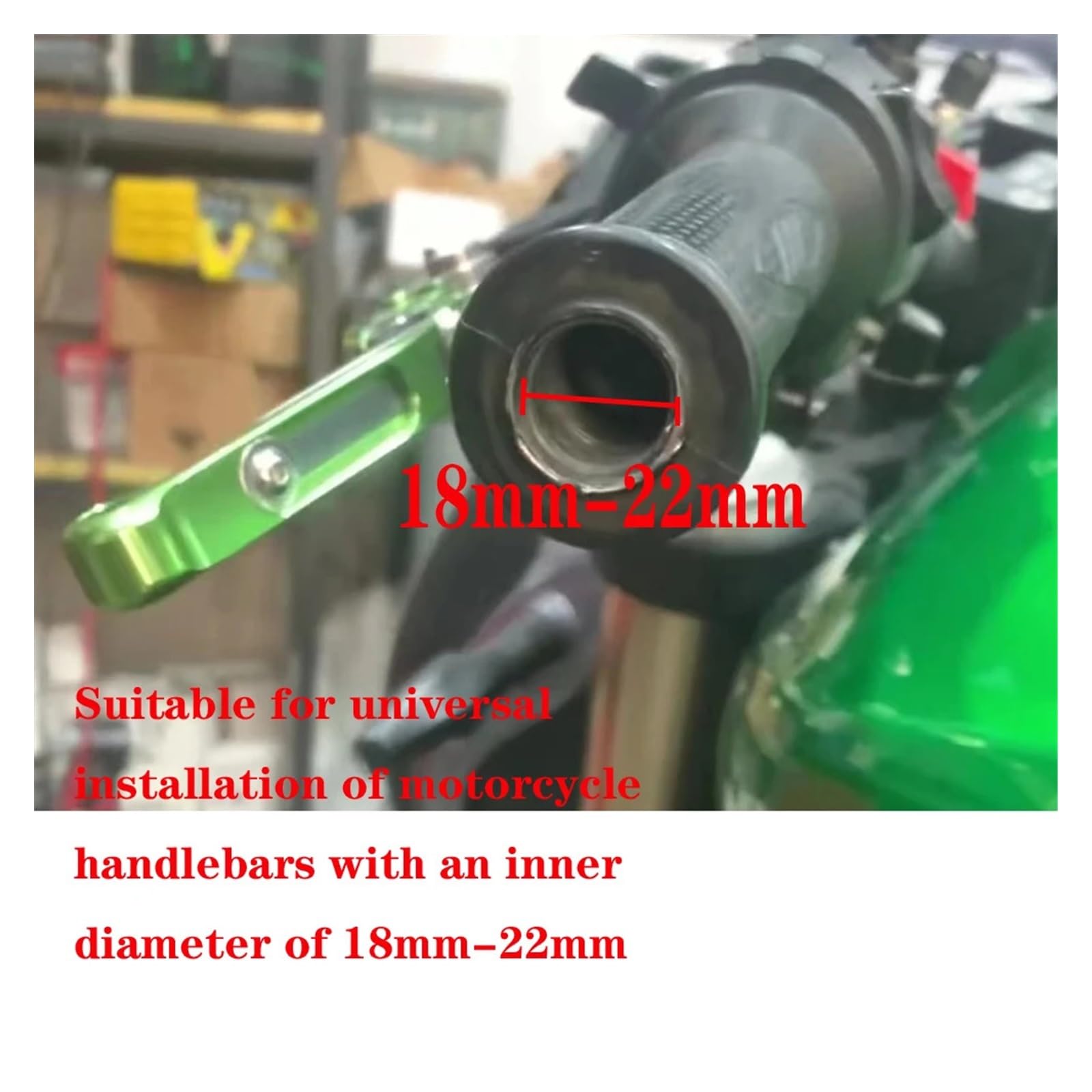 Tappi Terminali Impugnature 18 Mm-22 Mm Per Kawa&saki Per Ya&maha Per Suzuki Per Ho&nda Per Du&cati Pesi Per Cursori Del Manubrio Per Motociclette Terminali Manubrio