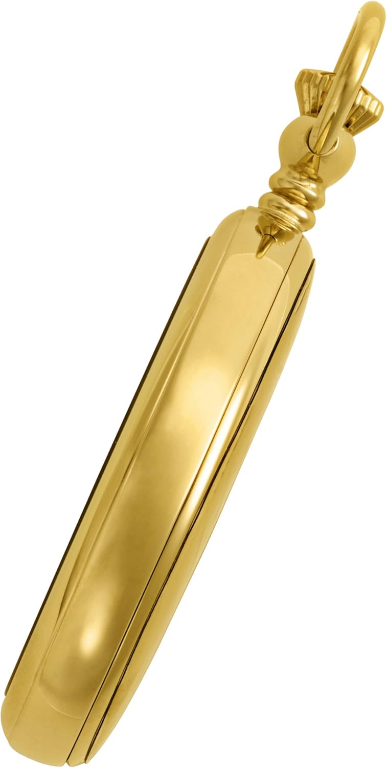 Charles-Hubert, Paris Gold-Plated Open Face Mechanical Pocket Watch