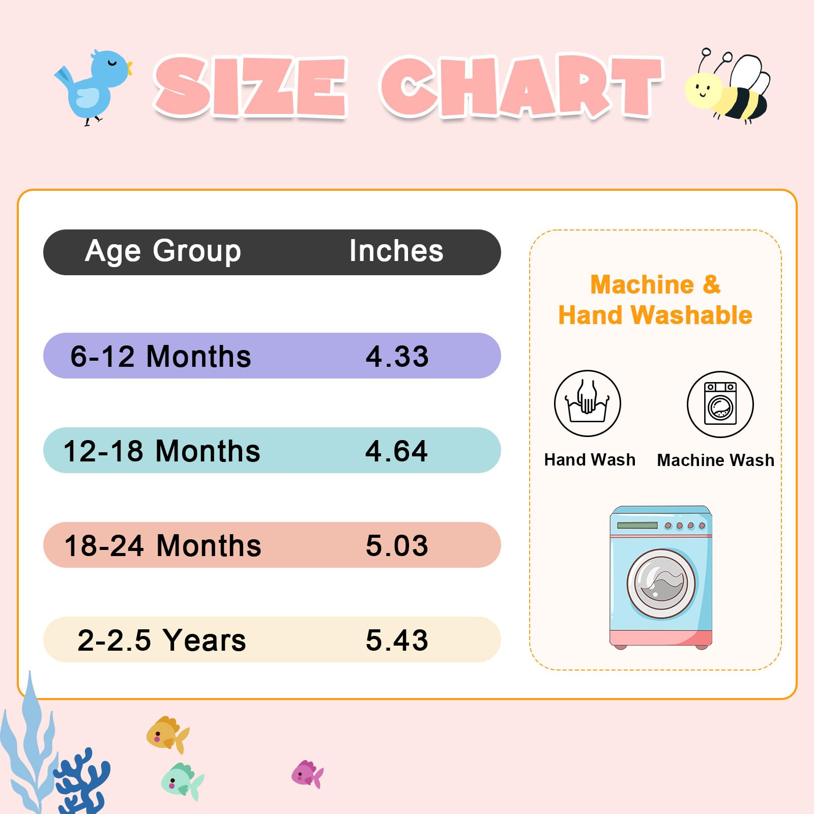 JOINFREE Baby Wide First Walking Shoes Boys Girls Barefoot Shoes Quick-Dry Kids Water Socks for Beach Swim Pool — view 6