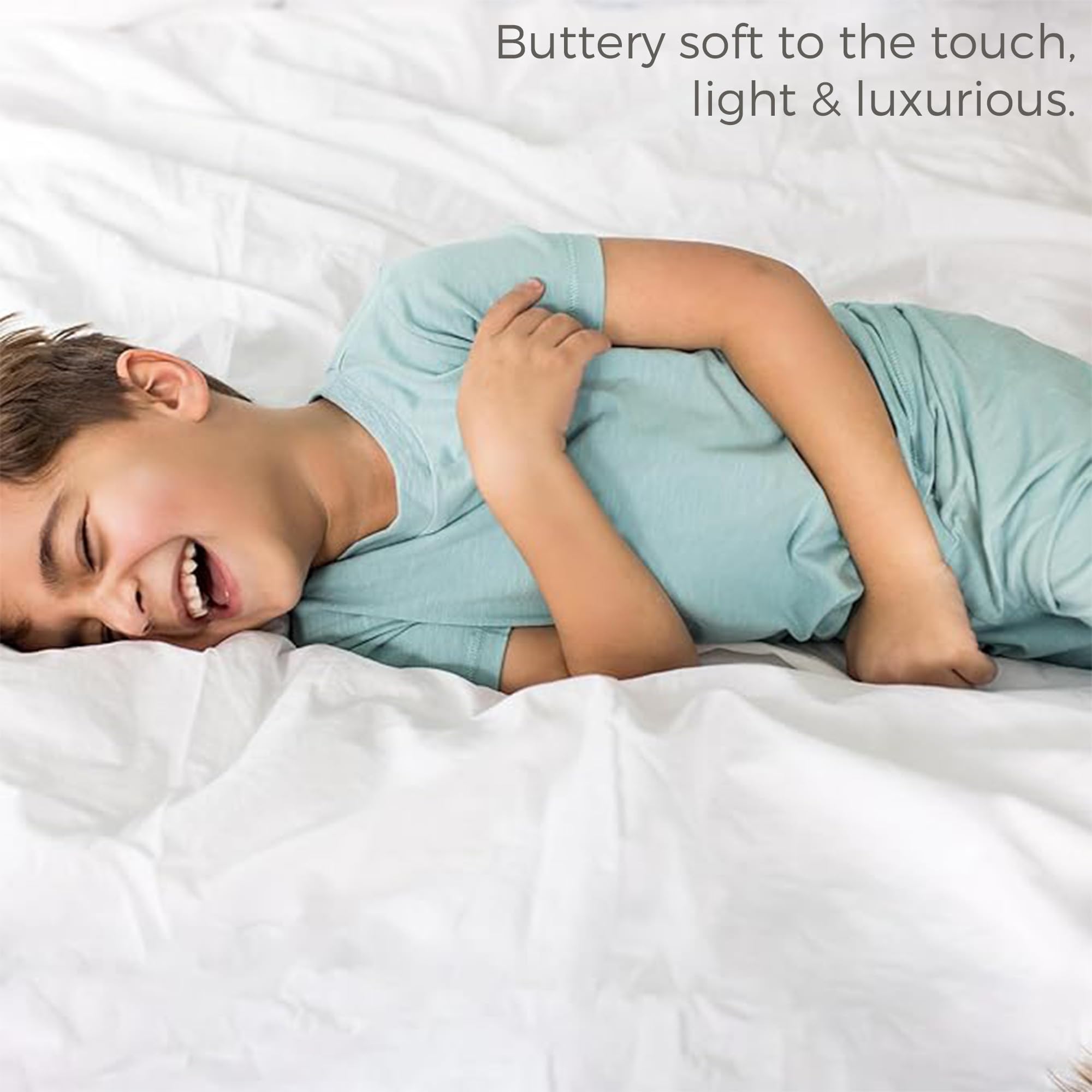 Burt's Bees Baby Honeysoft™ 2-Piece - Pigiama da donna, a maniche corte e pantaloni PJ, in cotone biologico e lyocell blend, set di pigiama, unisex, per bambini