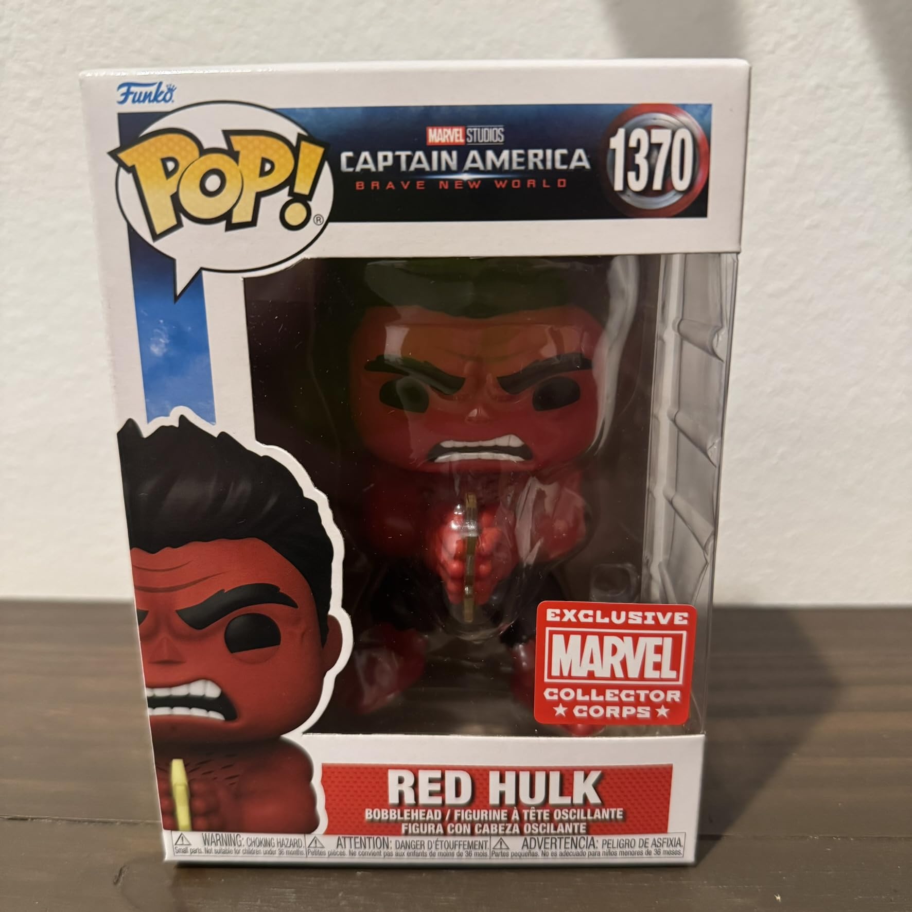 Amazon.co.jp: Funko POP!レッドハルクボブルヘッド、マーベル