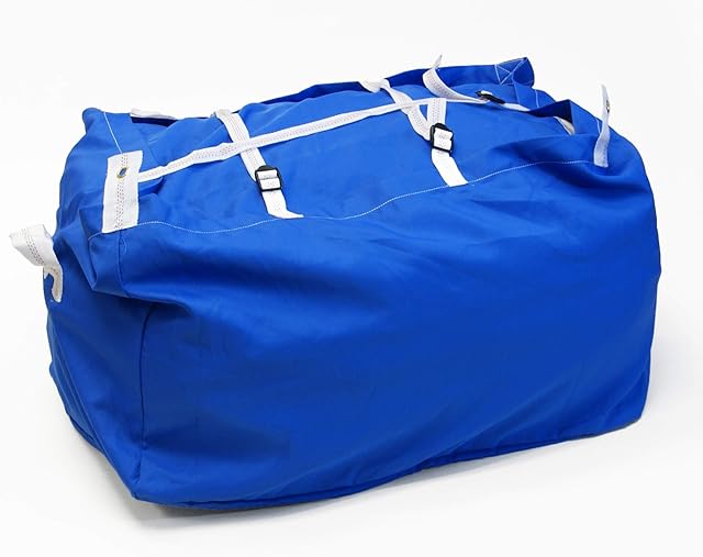 Commercial Linen Laundry Hamper Bags | X-Large Heavy Duty Washable and Reusable | CarebyMail Healthcare (Blue)
