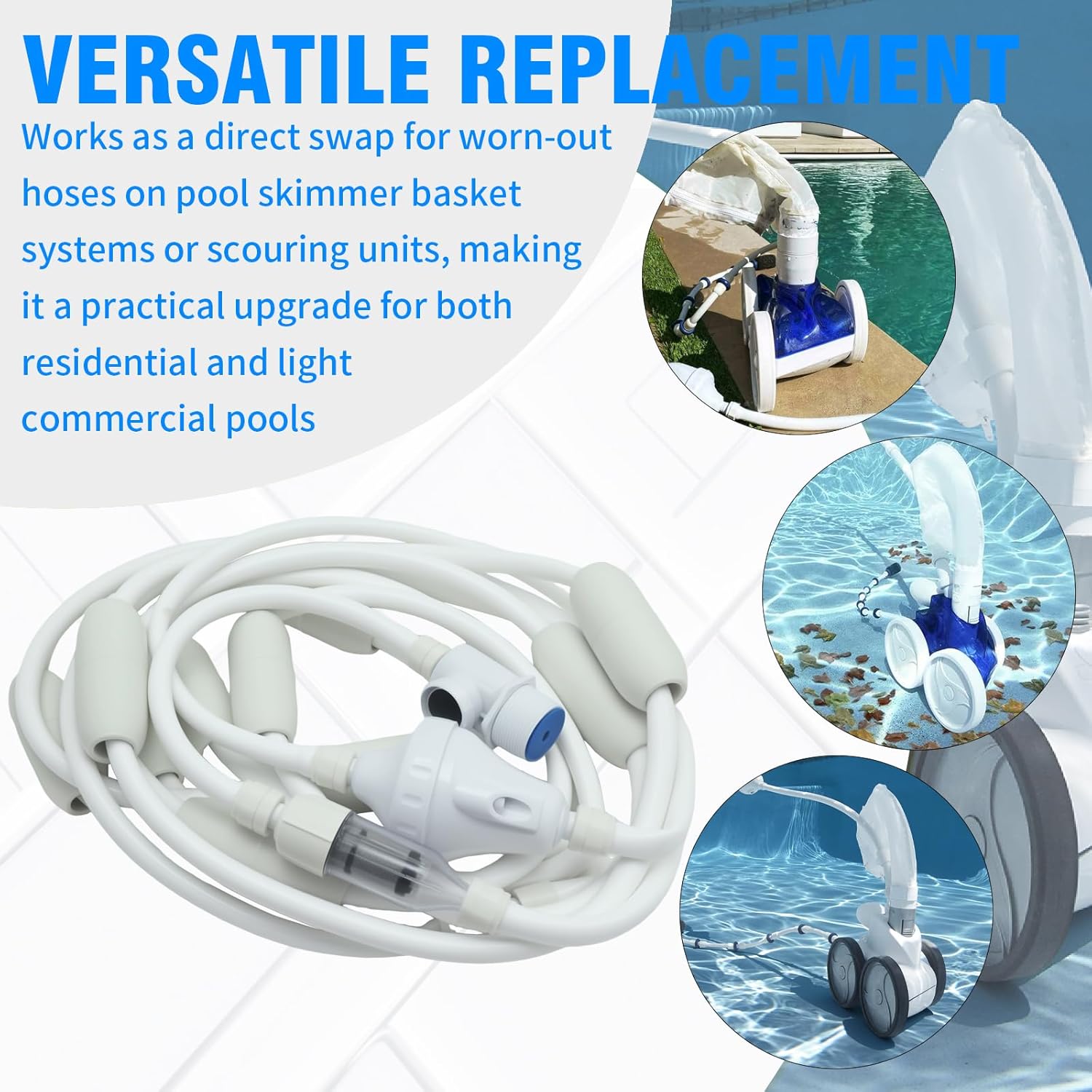 Inlet Hose for Zodiac Polaris 280/380/180/3900 Pool Cleaners (G5) (Not Compatible with Polaris 360 Models)