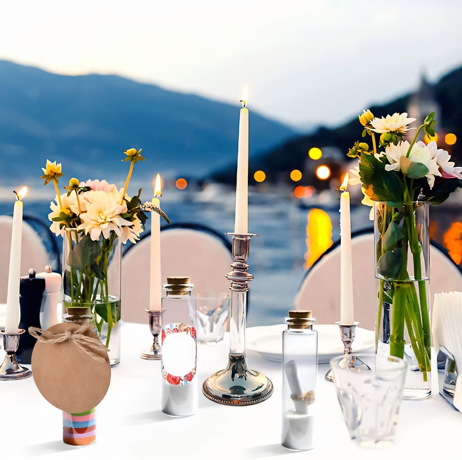 40 Stück 20ml Mini Korkstopfen Glasflaschen,Kleine Reagenzglas mit Korken,Mini Reagenzgläser Kleine Glasflaschen Gläser Flaschen Gewürzgläser Set für Hochzeit Gefälligkeiten Partei Dekoration