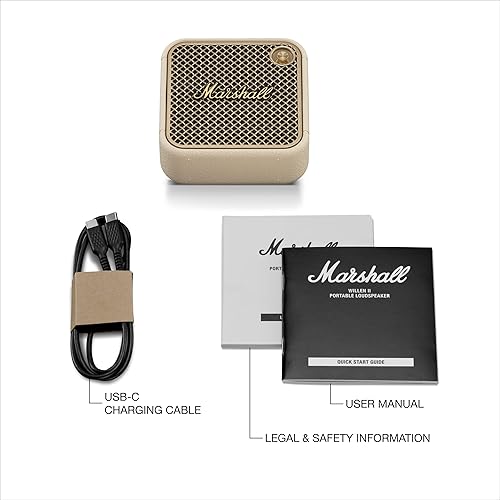 Miniatura 10 de Marshall Willen II - Altavoz portátil con Bluetooth, color crema
