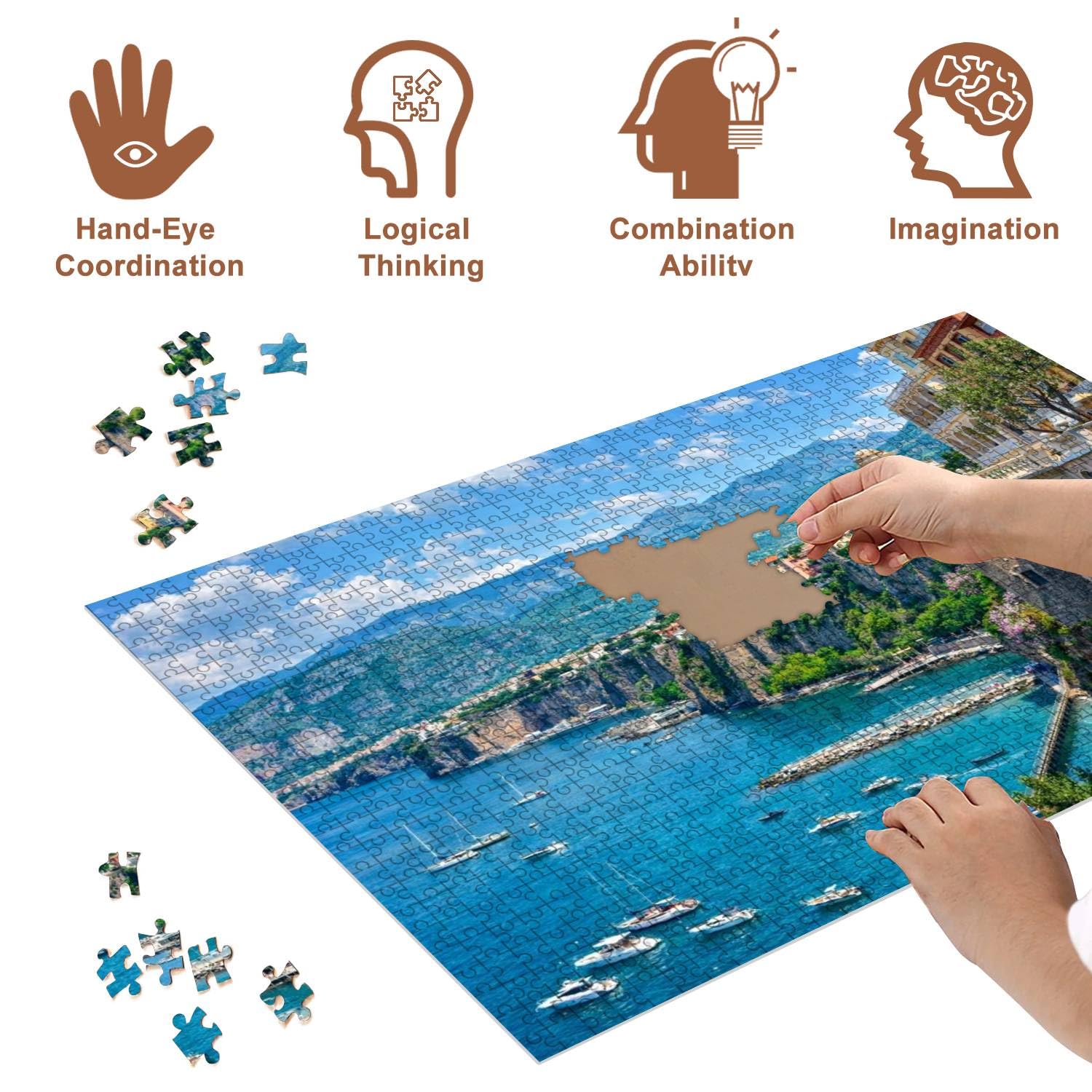 Mile Dog Puzzle Di 1000 Pezzi Puzzle Collezione Challenge, Cute Pet Dog Puzzle Puzzle Adatti Agli Adulti Regali Per Giardinieri,arte Della Parete 1000pcs ( 75x50cm