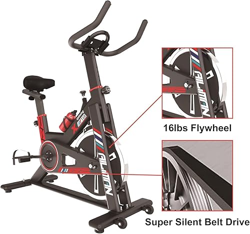 Miniatura 4 de ndoor - Bicicleta estática estacionaria, cómodo cojín de asiento, soporte para iPad para el hogar, entrenamiento cardiovascular
