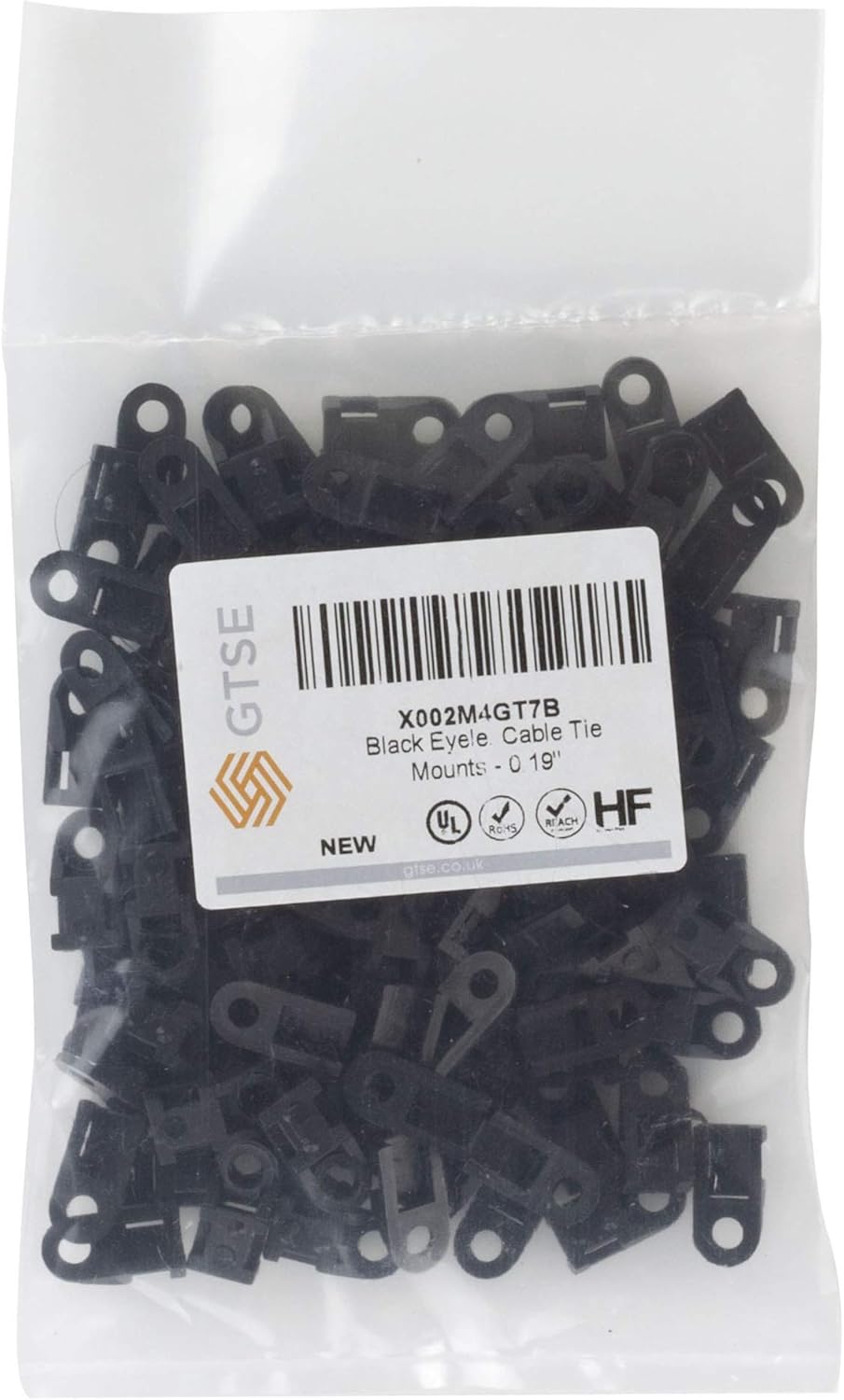 Material Handling Products Screw Hole Zip Tie Fixings 0.14 4.8mm Zip