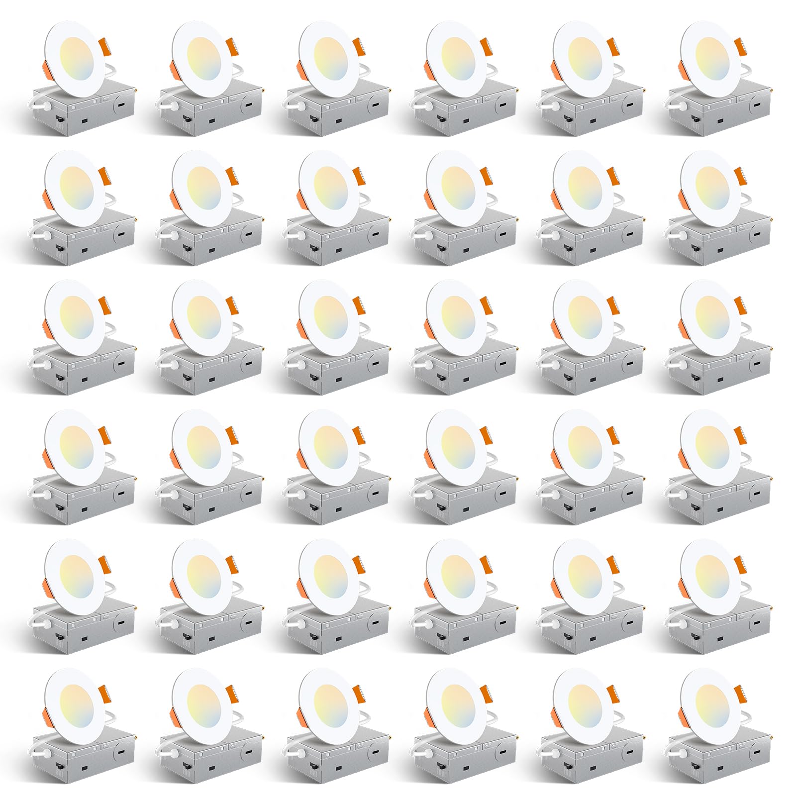 Amico 36 Pack 3 Inch LED Recessed Lighting