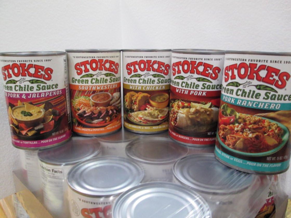 Stokes Chile Pork Flavor, 12 Cans