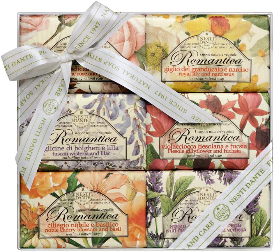 NESTI DANTE Romantica, Florentine Rose & Peony Soap 250 g