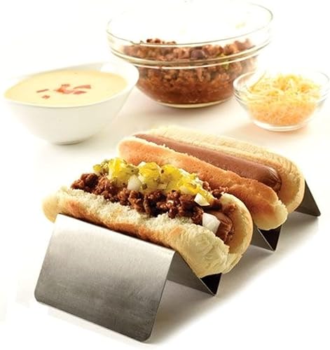 Miniatura 9 de Norpro Estante de tacos de acero inoxidable, tamaño único (2005)