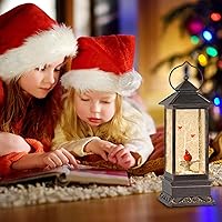 Vista 34 de Linterna musical de globo de nieve de Navidad, linterna giratoria brillante de 12 pulgadas con temporizador de 6 horas, alimentado por USB