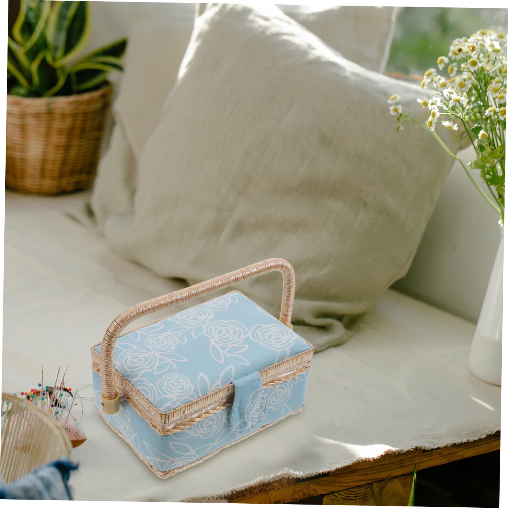 LALAFINA 2piezas Caja De Almacenamiento De De Costura Organizador De y Hilo Diseño y Gran Capacidad Para Manualidades y