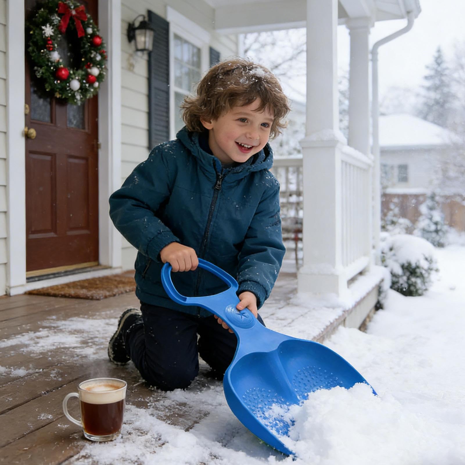 Luge à neige pour adultes - Luge de fournitures de sports d'hiver de 21,26 pouces | Toboggan en PP résistant avec poignée, luges portables pour arrière-cour, centre touristique, P