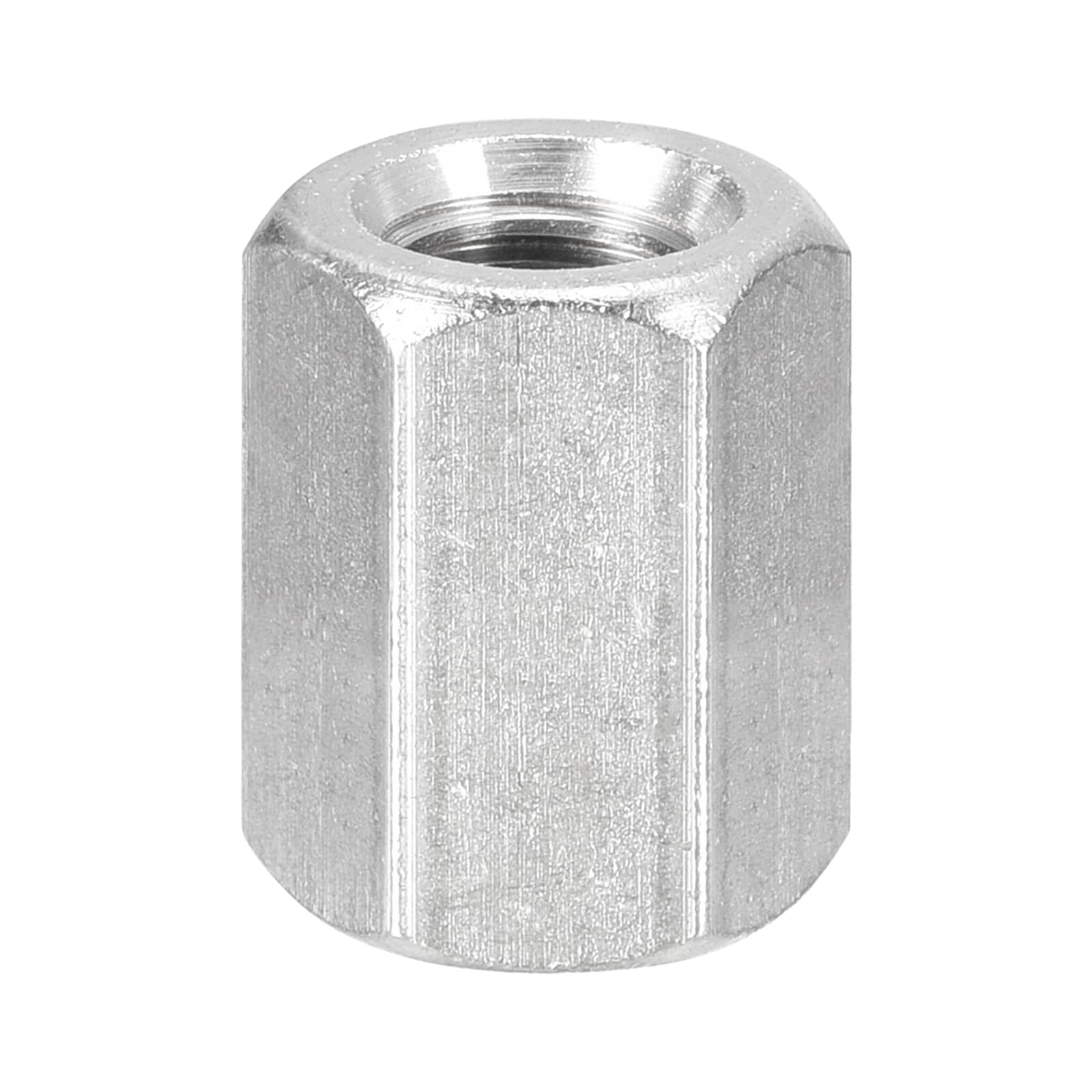 QUARKZMAN Nakrętki sprzęgła sześciokątnego ze stali nierdzewnej 304 metryczne M12 x 1,75 podziałka 25 mm, długość 1 sztuka