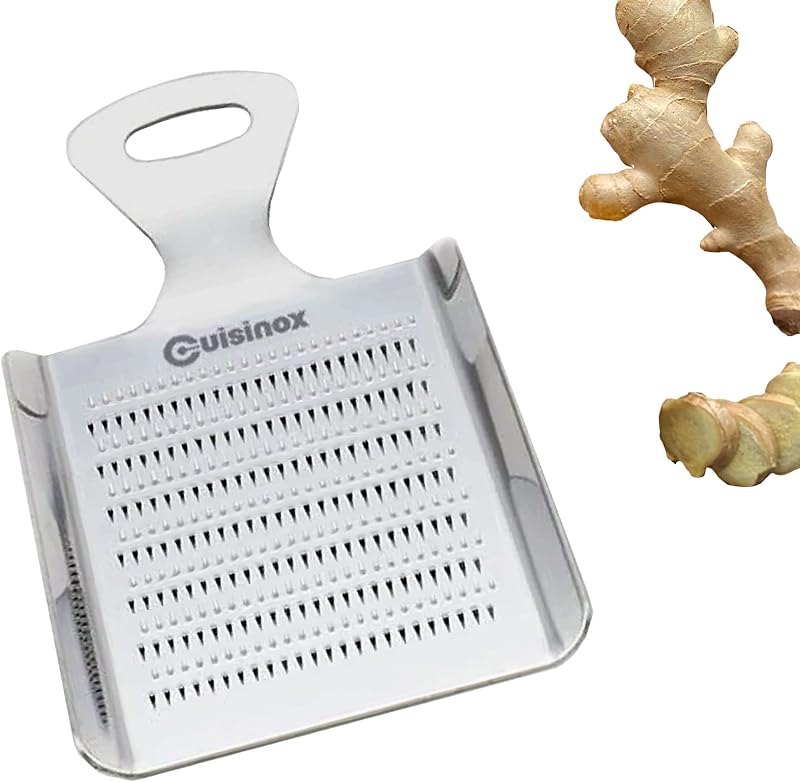 Cuisinox Stainless Steel Nutmeg Chocolate and Ginger Grater, 4.3" x 3"
