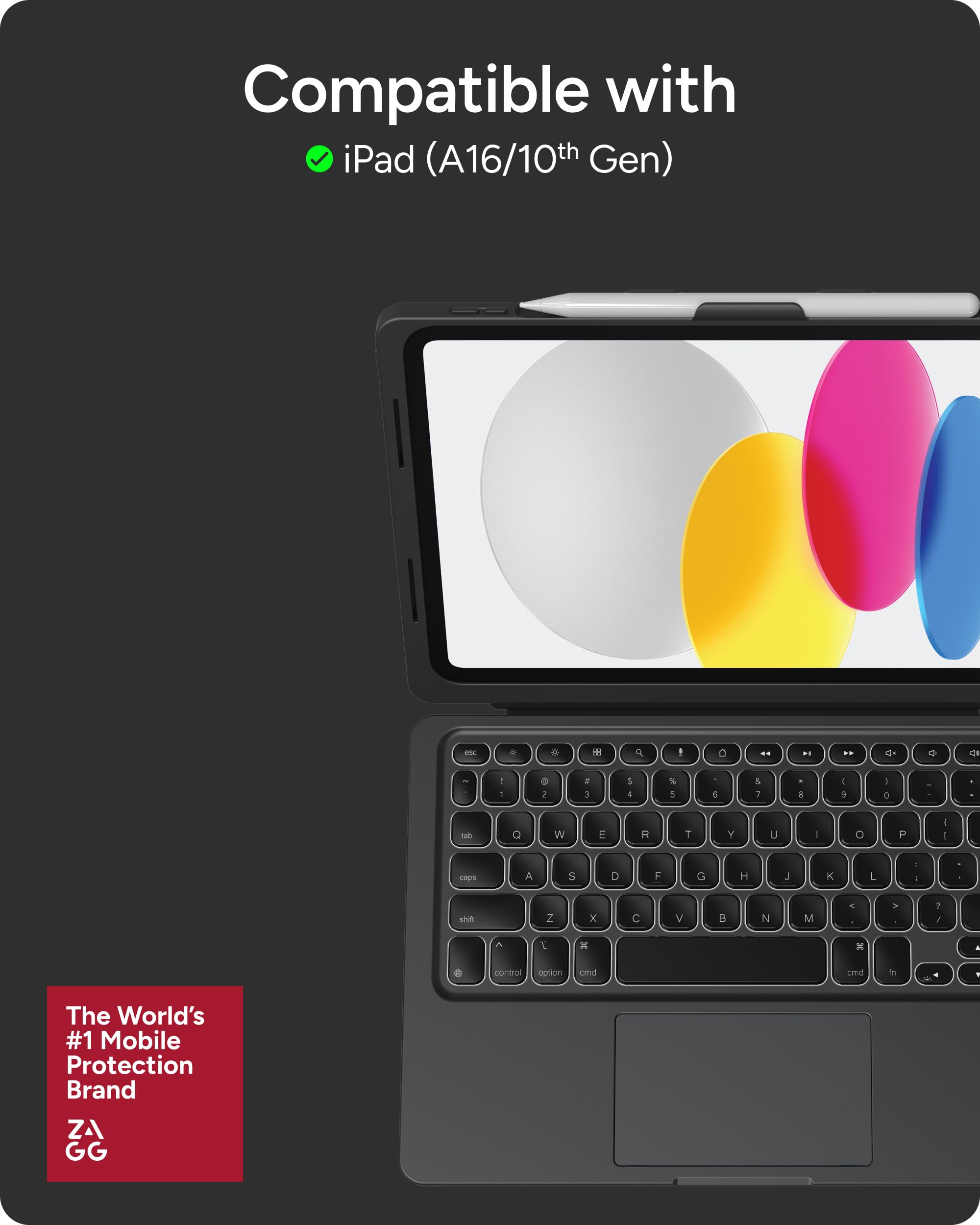 Amazon.co.jp: ZAGG Pro Keys Connect iPad 11インチ (A16)/10.9インチ