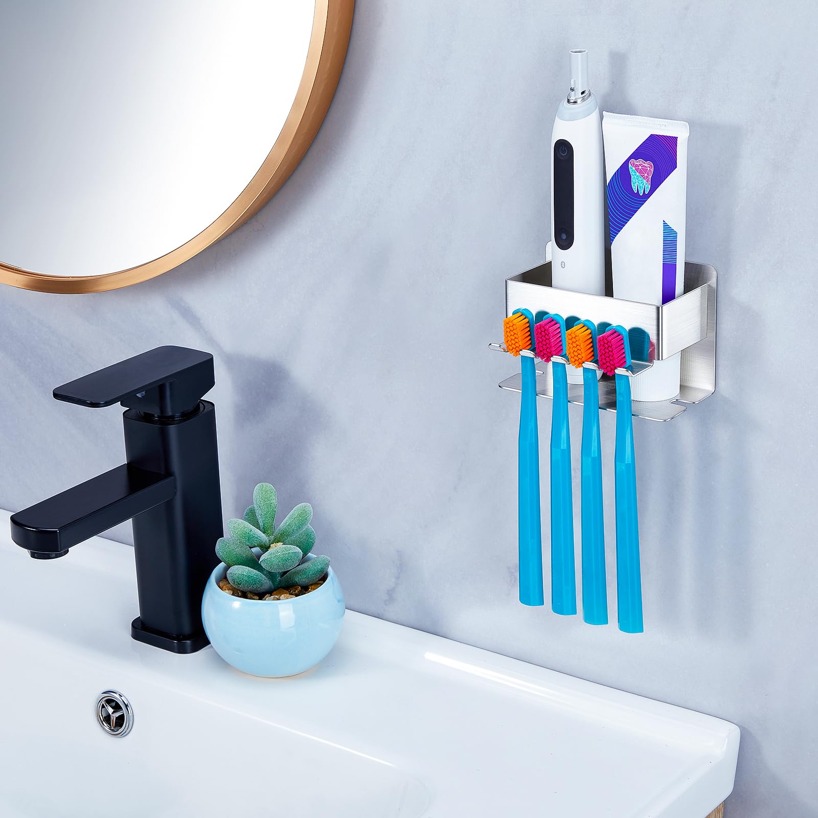 FlyWave Support Brosse A Dent Electrique Paquet De 2, Taille