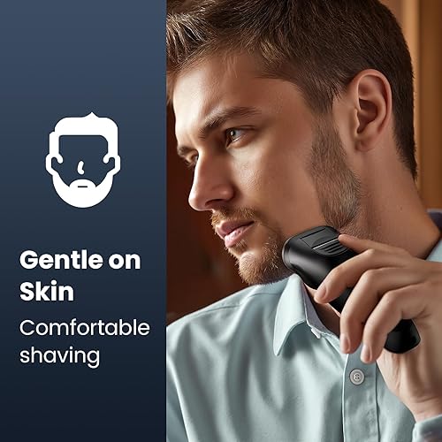 Miniatura 5 de Afeitadora eléctrica húmeda y seca, recortadora emergente Amarillo,Terciopelo Negro,https://www.amazon.com/dp/undefined