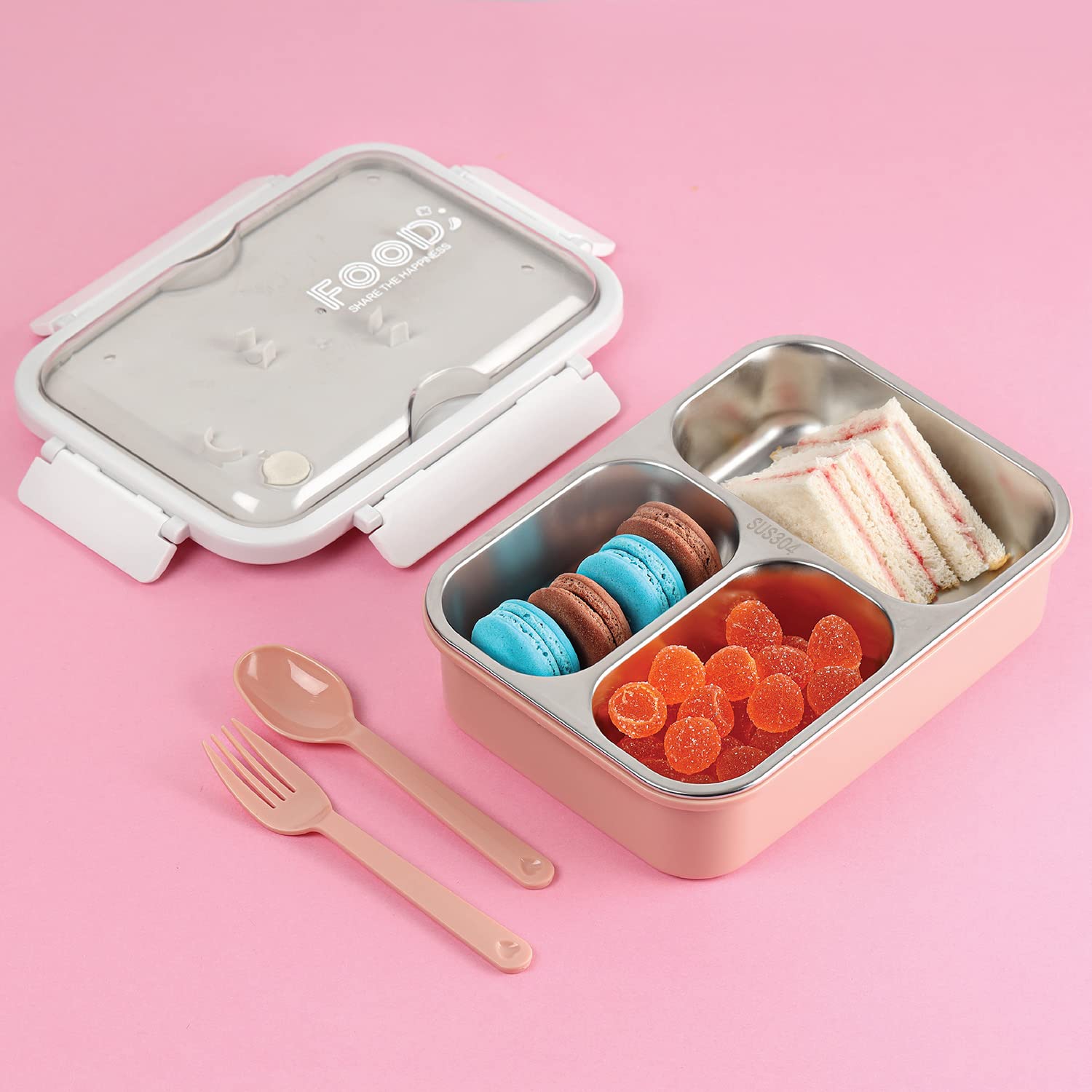 Buy Cello Meal Buddy Stainless Steel Lunch Box for School and College