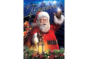 Full Size Santa Claus Christmas Spirit Believe House Flag