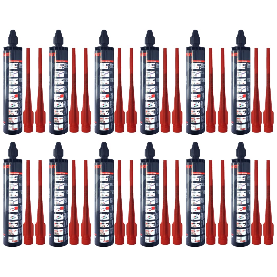 12x Remstaler VERBUNDMÖRTEL 300ml | | -HÖCHSTE QUALITÄT - made in GERMANY | Injektionsmörtel | Montagemörtel