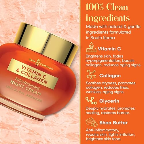 Miniatura 3 de Hidratante facial con vitamina C y colágeno, antienvejecimiento, reafirma la piel, reduce las arrugas, probado por dermatólogos, cuidado de la piel