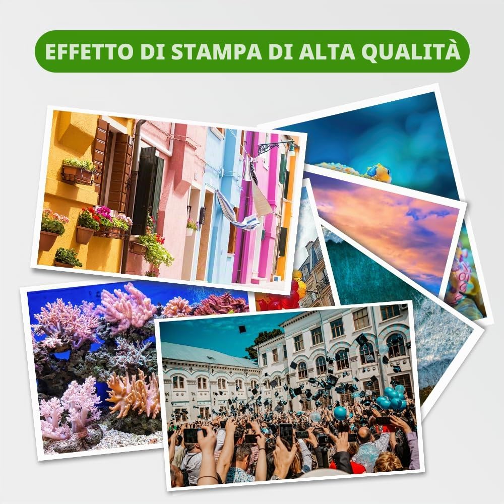 Kit di ricarica inchiostro dye nero compatibile per HP 61 60 62 63 564 920 901 902 932 933 934 940 950 951 952 94 95 96 cartuccia stampante inkjet CISS CIS System, 2 flaconi, 200ml