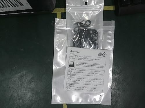 Miniatura 8 de Mozeat Lens Paquete de 60 ganchos pequeños en S de 1 pulgada para colgar, mini ganchos negros para adornos, ganchos de metal resistentes en S para