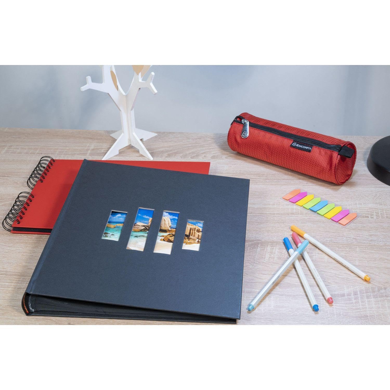 EXACOMPTA 16075E Photo Album, Black, 29 x 32 cm