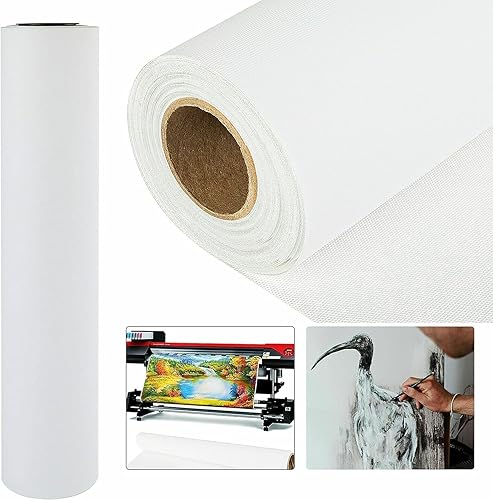 Rollo de lienzo mate profesional largo sin estirar, impresora de inyección de tinta de formato ancho, perfecta para bellas artes, fotografía,