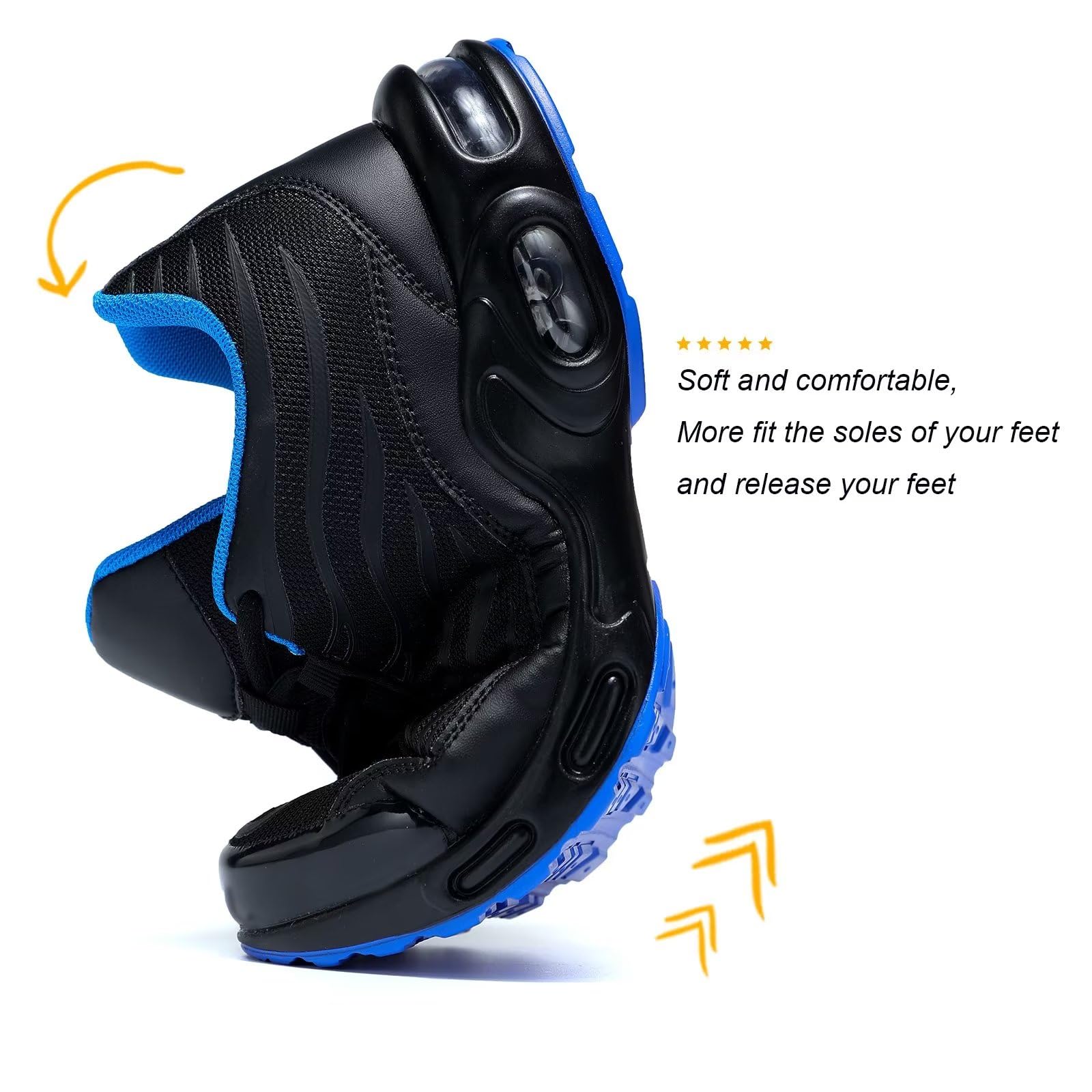 KEEZMZ Men's Running Shoes Air Low Top Sneakers for Fashion Tennis Sport Fitness Cross Trainers, Ventilated Insoles, Cushioning Sole, Comfortable Inner Lining