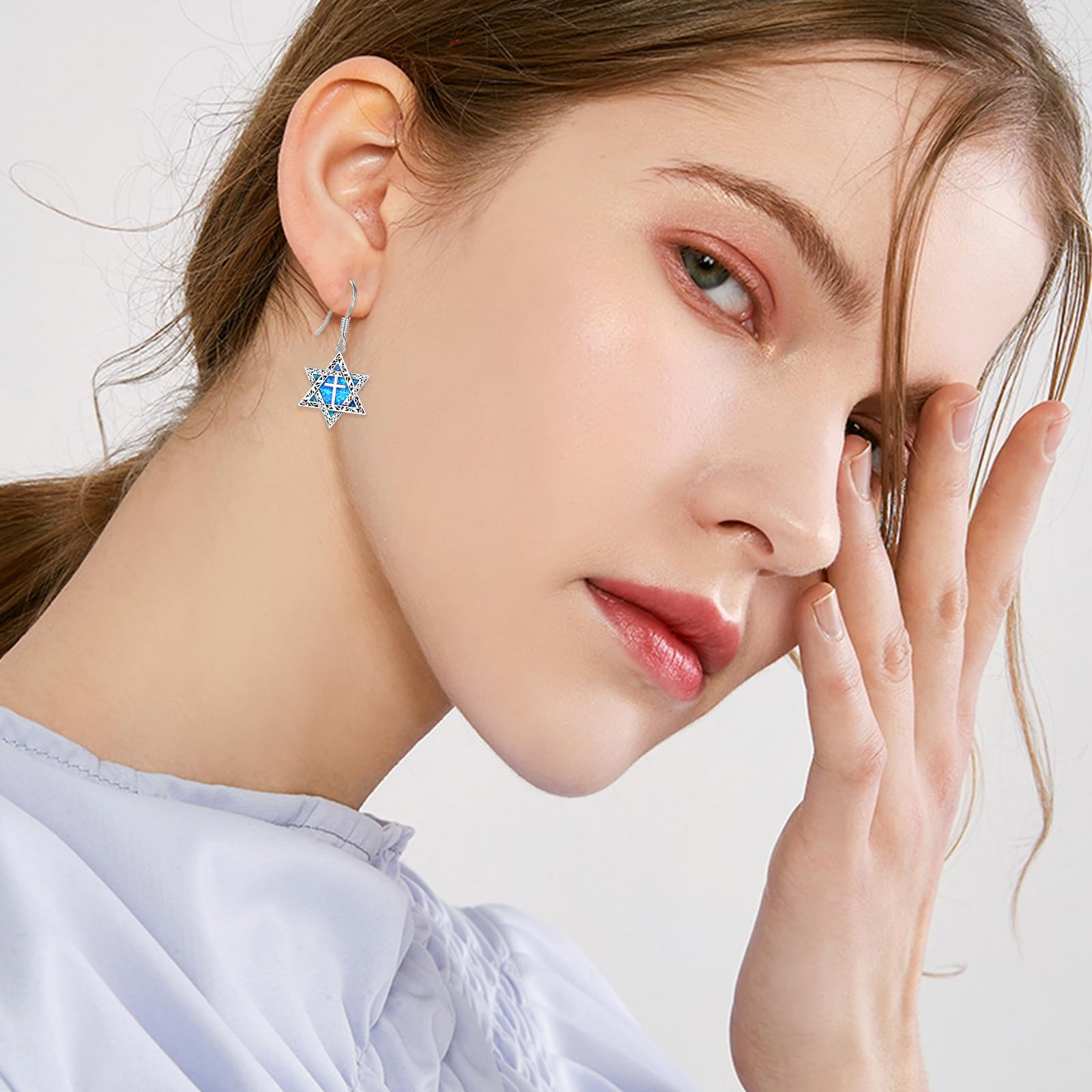 Ohrringe für Damen 925 Sterling Silber Ohrringe Jahrestag Weihnachten Geburtstag Schmuck Geschenk für Töchter Schwestern Mütter