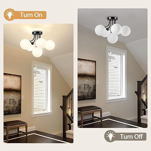 Miniatura 34 de Sputnik Candelabros de 15 luces de cristal ahumado de 39 pulgadas, lámpara de globo grande con vidrio gris ahumado, candelabros negros Sputnik