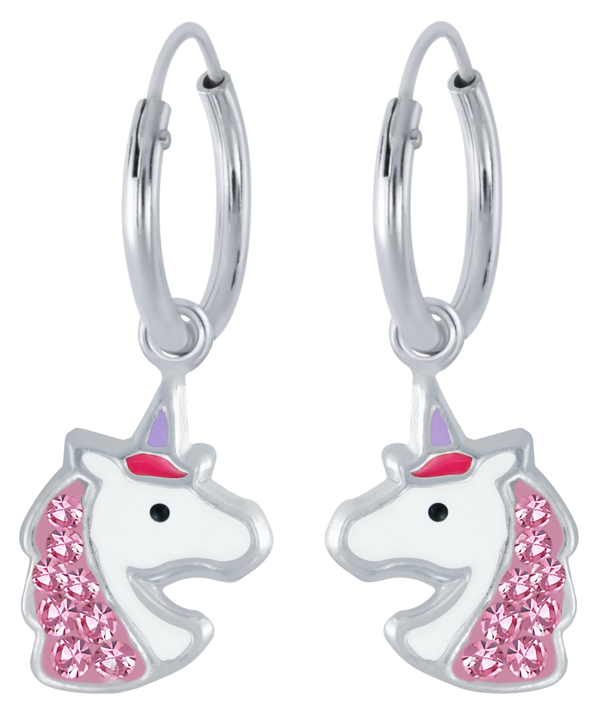 Aww So Cute 925 Sterling Silver Hypoallergenic Unicorn Hoop Earrings for Babies, Kids & Girls | Diwali Gift/Birthday Gift | Comes in a Gift Box | 925 Stamped with Certificate of Authenticity | ER1691 (B07ZXC1ZDX) Amazon Price History, Amazon Price Tracker
