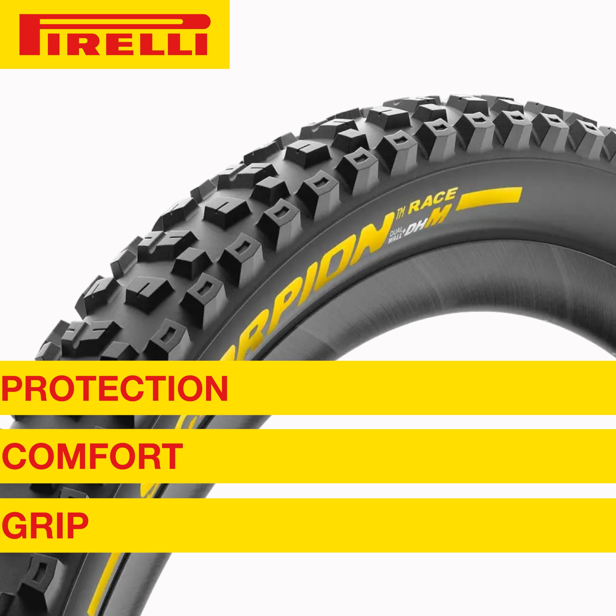 Pirelli Scorpion Race DH T Downhill Bike Tyre, 27.5 x 2.5, Black - Image 3