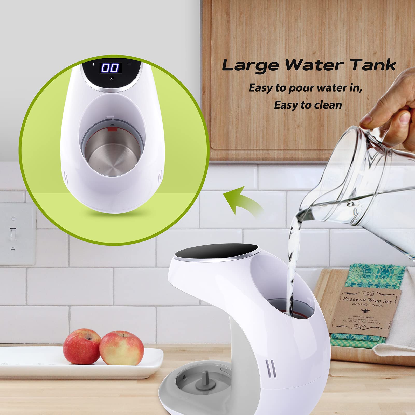 KYG 7 en 1 Mixeur Cuiseur pour Bébé Robot de Complément Alimentaire Bébé Machine à Nourriture Multifonctionnel de Vapeur, Mixeur, Réchauffage, Stérilisation, Nettoyage Automatique, Décongèle, Pulse