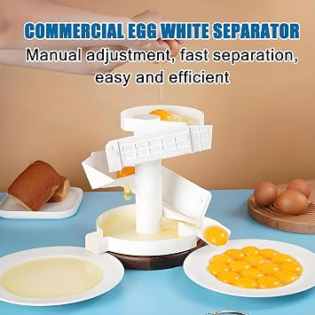 Commercial Egg White Separator,Egg Yolk Separator,Adjustable Egg Filter Splitter Kitchen Tool,Quick Separation,for Baking Cakes,Kitchen Tools for Restaurants