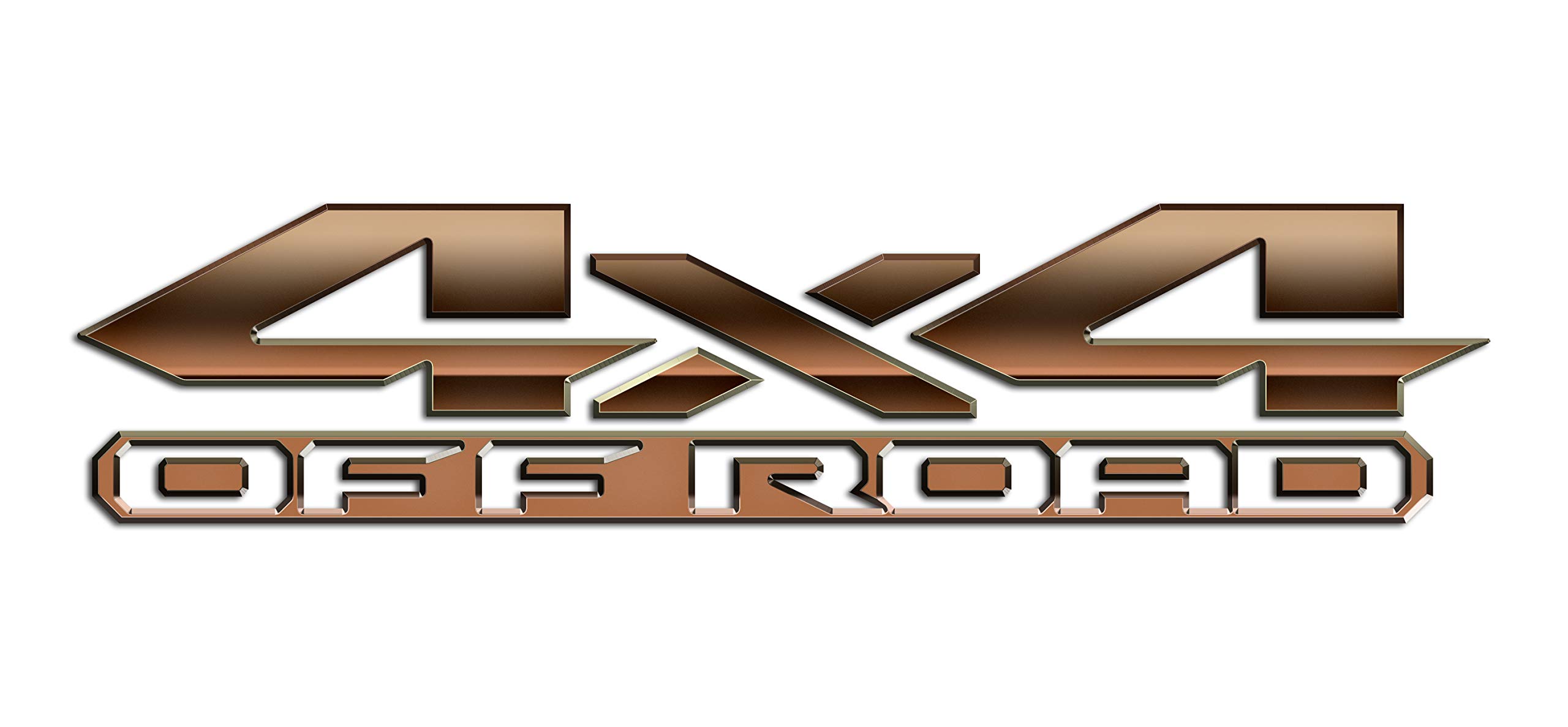 Decoración exterior de vinilo cobre 4x4 Off Road para personalizar cabeceras de Dodge Ram 3500