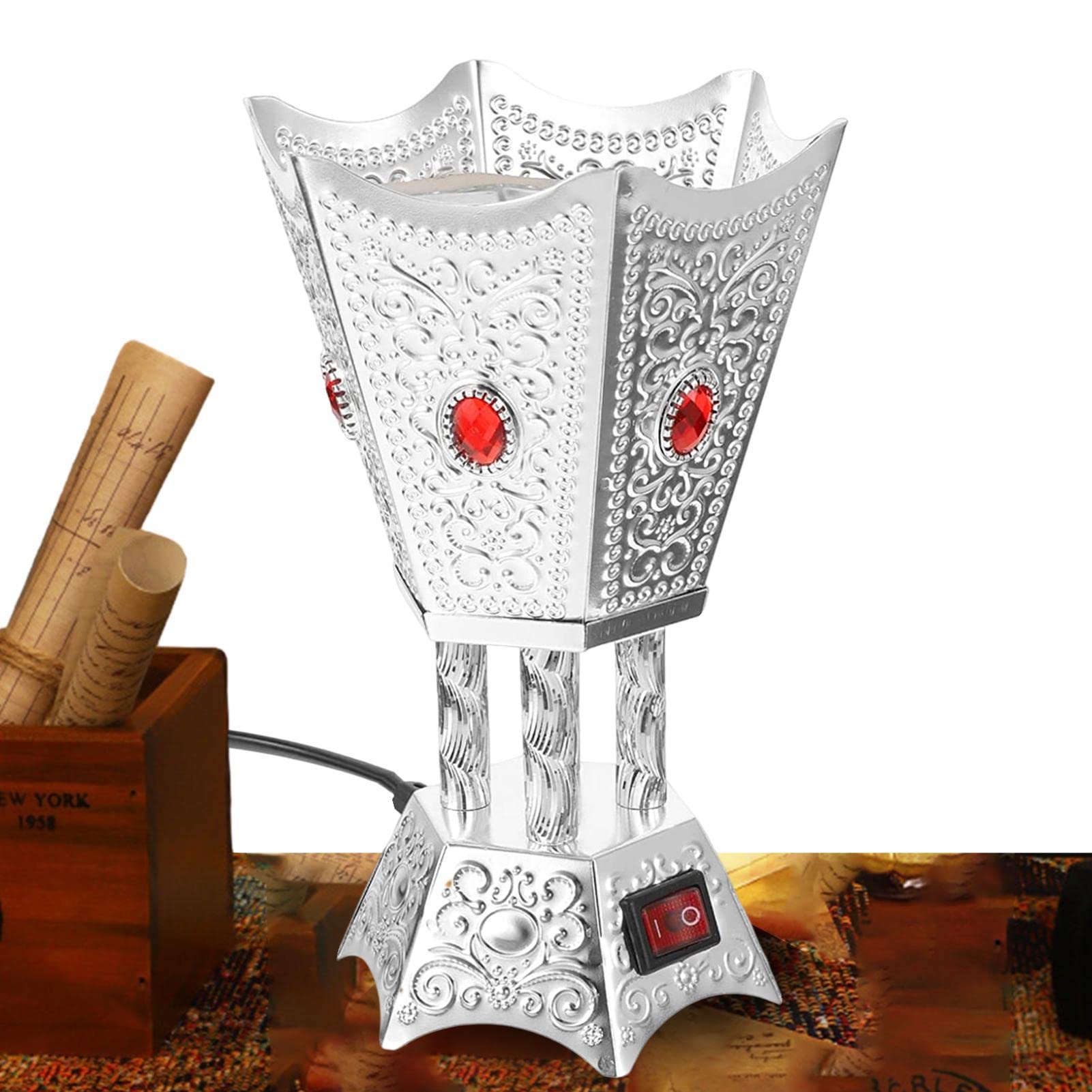 2 Bruciatori Di Incenso In Metallo Stile Vintage Con Coperchio Rimovibile – Portacenere Per Coni, Decorazione Yoga E Meditazione