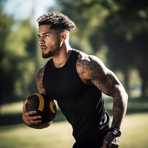 Miniatura 2 de Cannon Sports Official Size Football - Composite Leather Football with Extra Grip & Durable Construction for All-Weather Play  Regulation Football