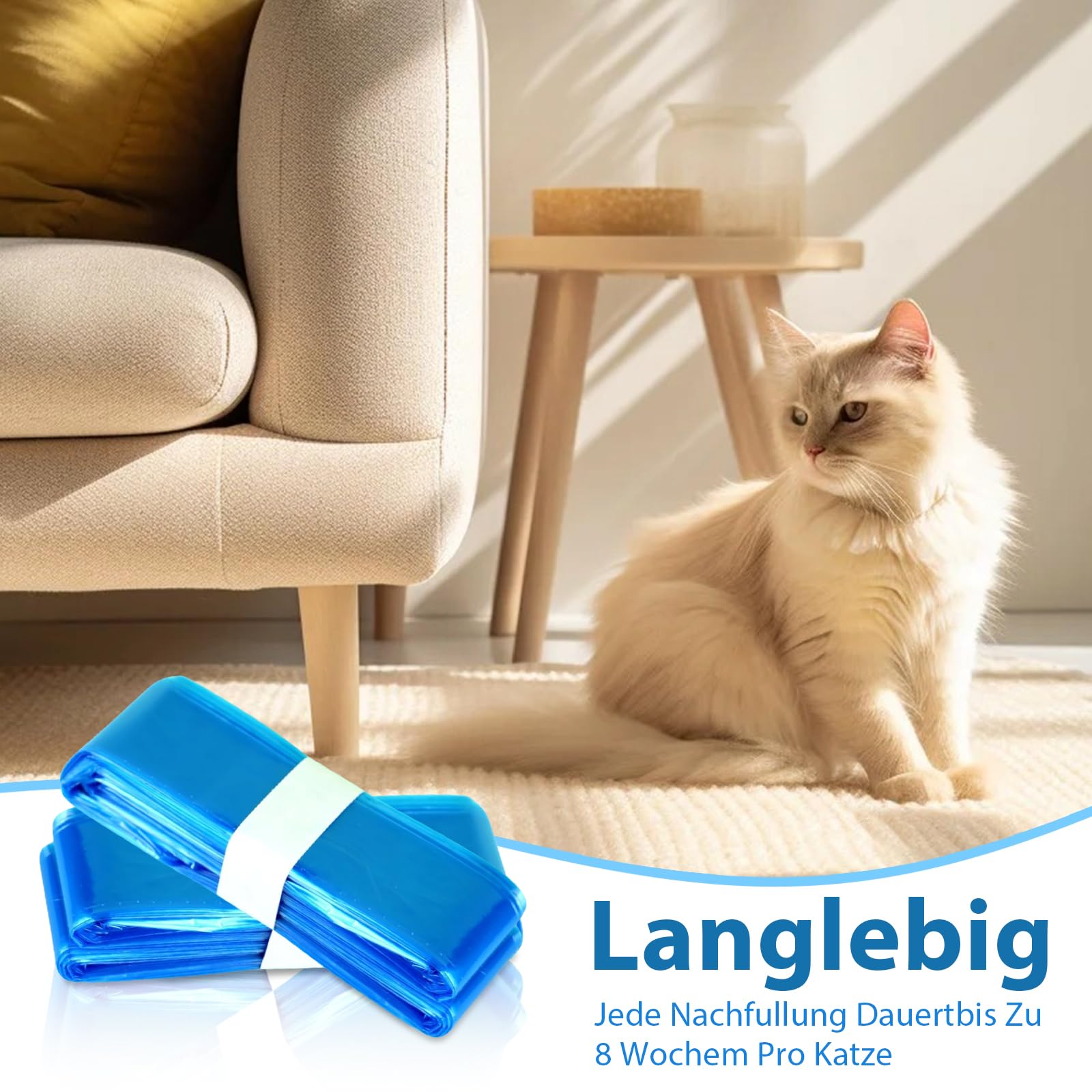 Littycat - 10 Recambios de Cartuchos para Litter Genie XL y LitterLocker Fashion, II y LitterLocker