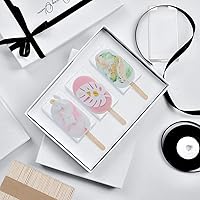 Vista 5 de Patelai Juego de 75 cajas transparentes de helado para tartas, 25 cajas transparentes de PET para helado, contenedor de plástico para dulces, con 50