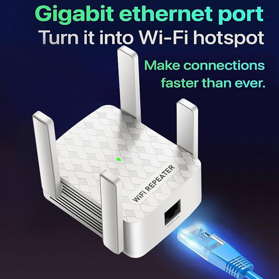Amazon.com: 1200M WiFi Extender, Dual Band 5G/2.4GHz, 360