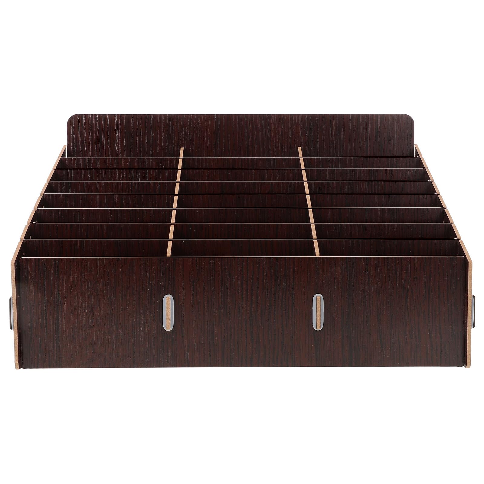 TOYANDONA Porta Cellulare in Legno Scomparti Multipli per Scrivania, Organizer Versatile per Telefono e Piccoli Oggetti in Stanza o Workspace